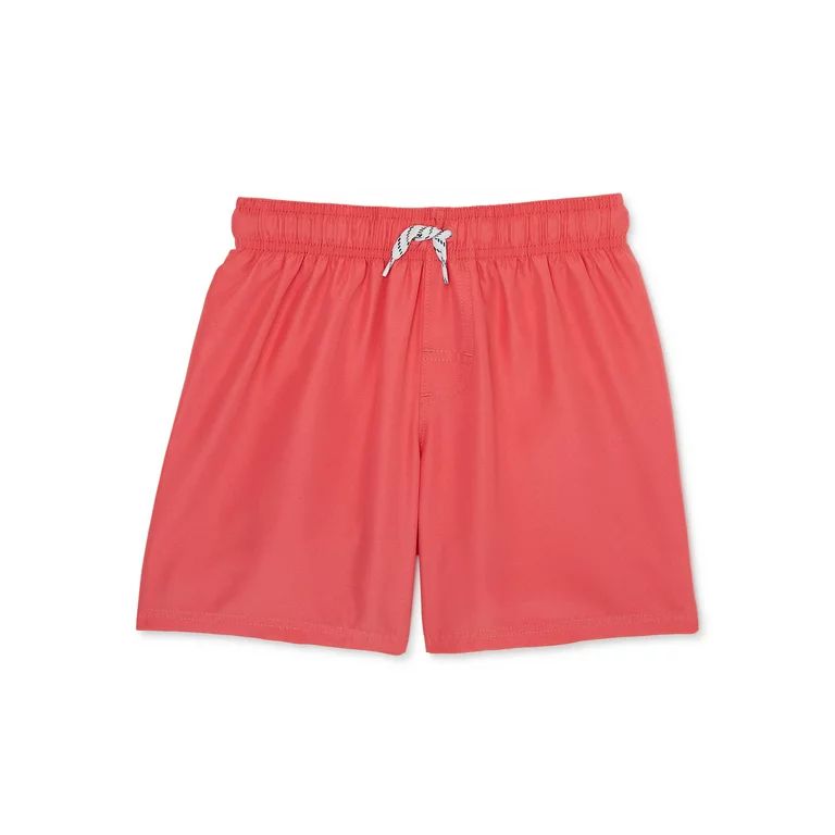 Wonder Nation Boys Value Swim Solid Trunks, Sizes 4-18 & Husky | Walmart (US)