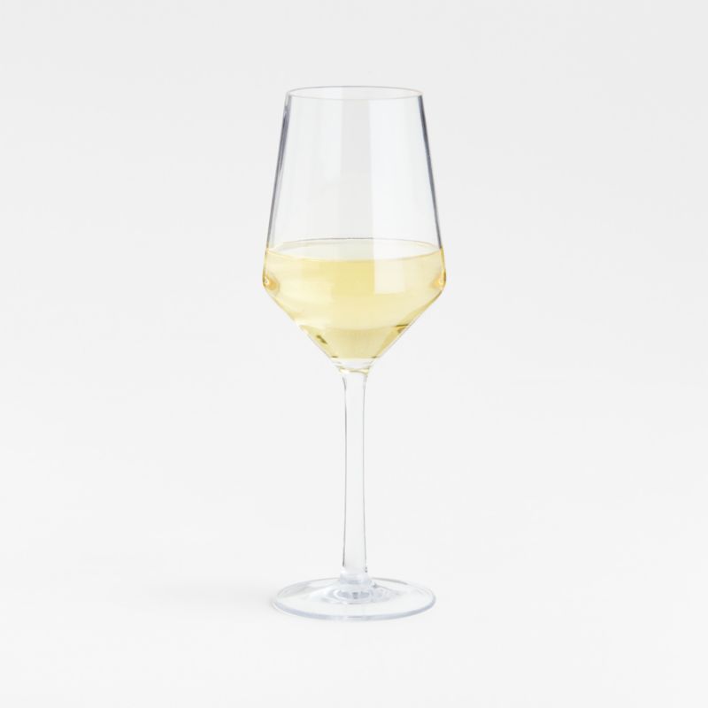 Schott Zwiesel Tour Outdoor Acrylic White Wine Glass + Reviews | Crate & Barrel | Crate & Barrel