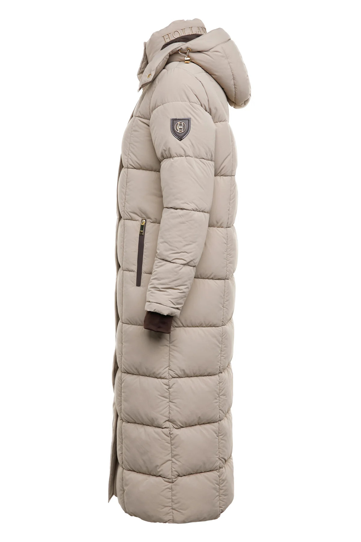 Carrington Longline Coat (Stone) | Holland Cooper