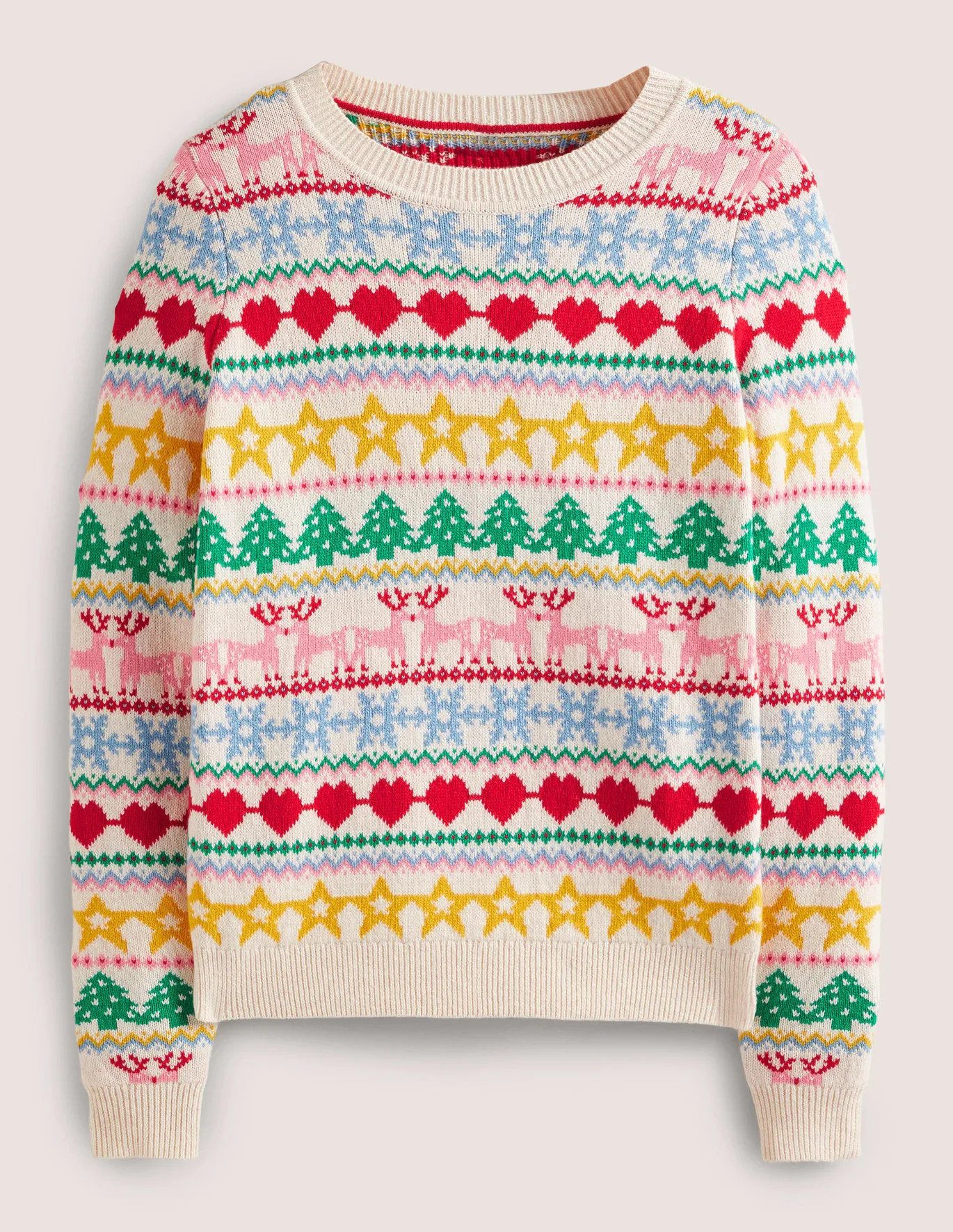 Festive Fair Isle Christmas Sweater | Boden (US)
