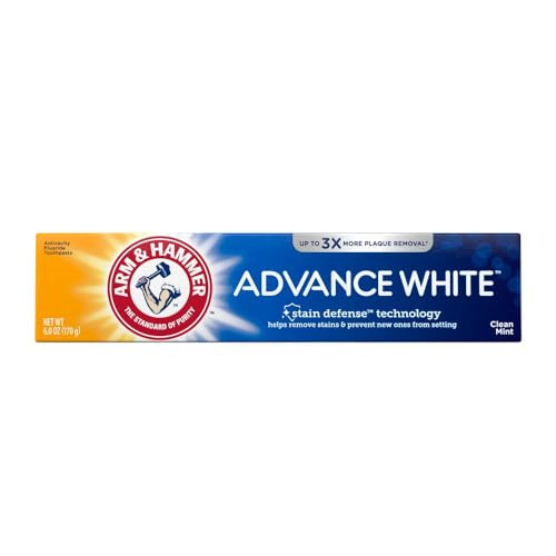 ARM & HAMMER Advance White Baking Soda & Peroxide Toothpaste, Extreme Whitening 4.3 oz (Pack of 2... | Amazon (US)