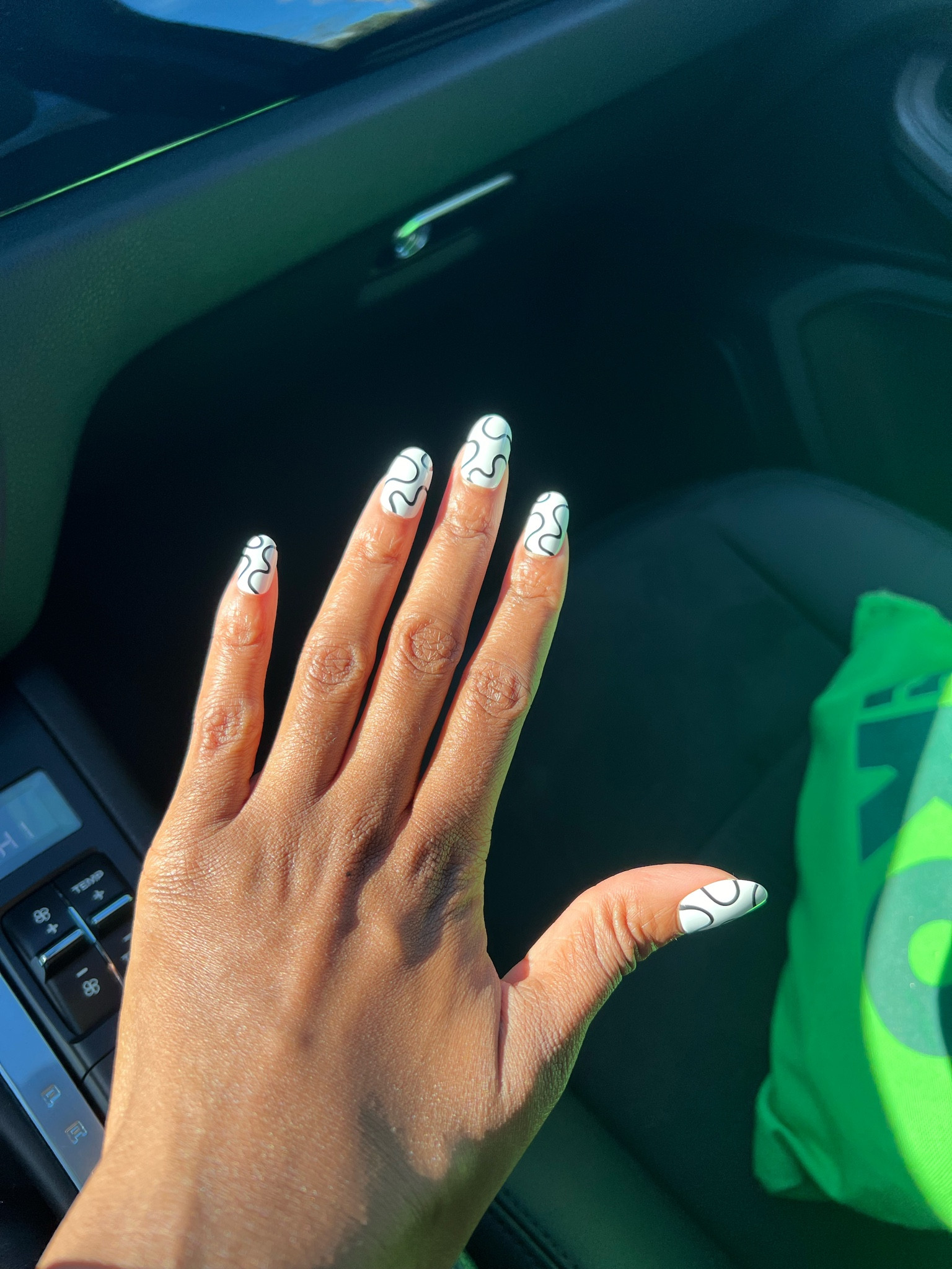 I was wearing these in self-care video on TikTok! These are super cute. #Nails #pressonnails 