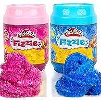 Play-Doh Slime Compounds, Scented Sensory Toys for Kids and Tweens, Use in Goodie Bags and Party Favors, Fizzie Strawberry and Blue Raspberry | Amazon (US)