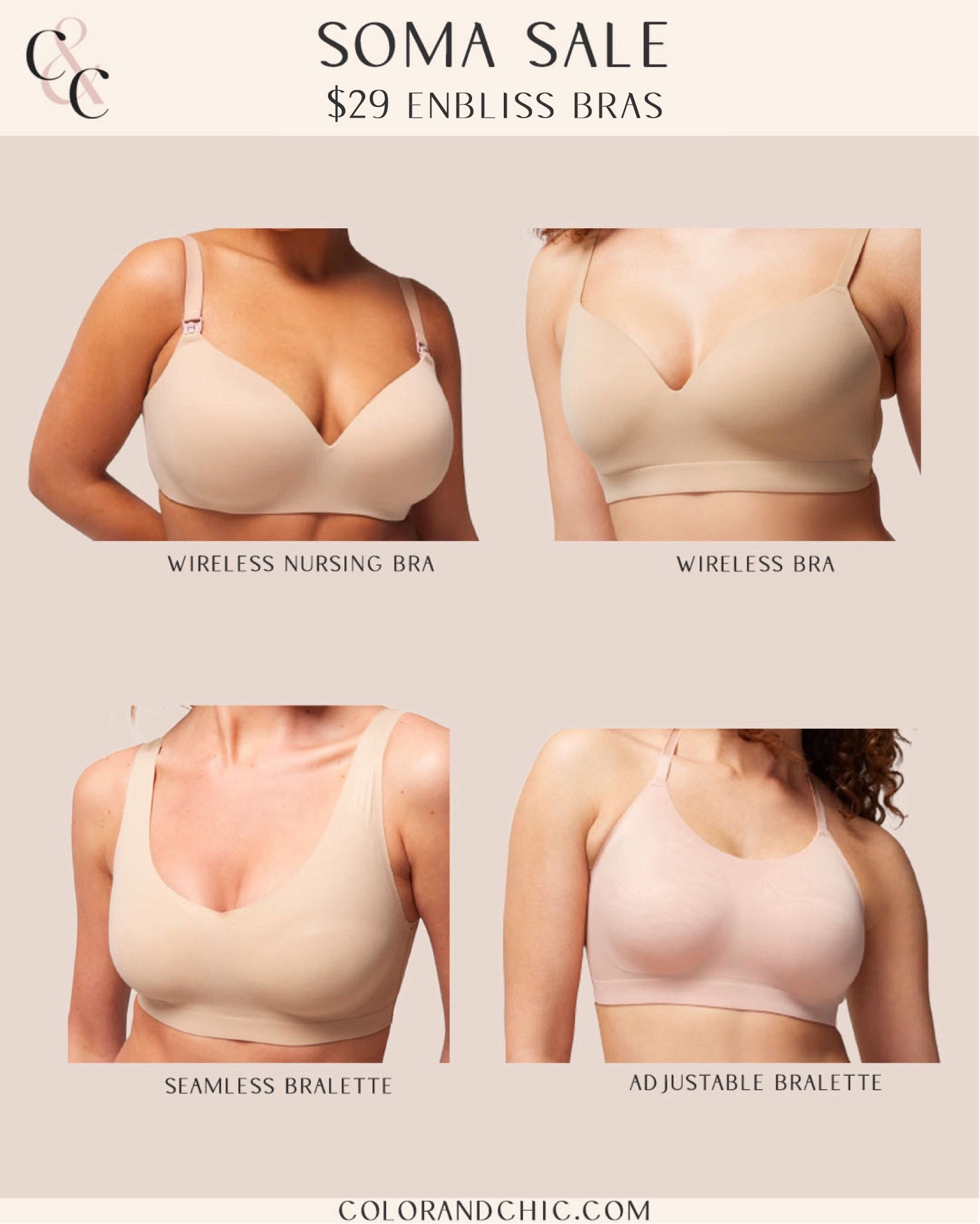 My favorite enbliss bras are on sale for $29! I love the quality, that it’s seamless, wireless and so comfortable to wear. A fan favorite and comes in many colors! 

#LTKSaleAlert #LTKStyleTip