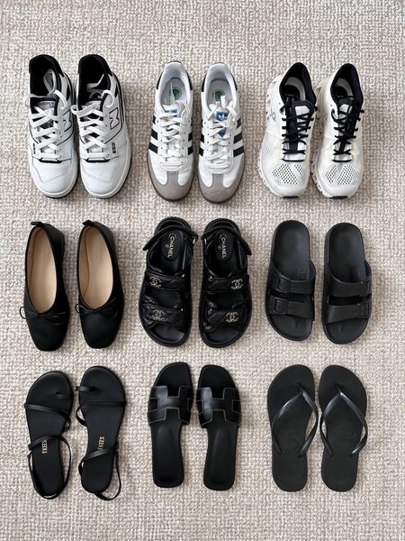 Black sneakers, black flats, black sandals for summer. All run TTS except:

Size up in Chanel Dad sandals. At least a half size. 


#LTKSeasonal #LTKshoecrush