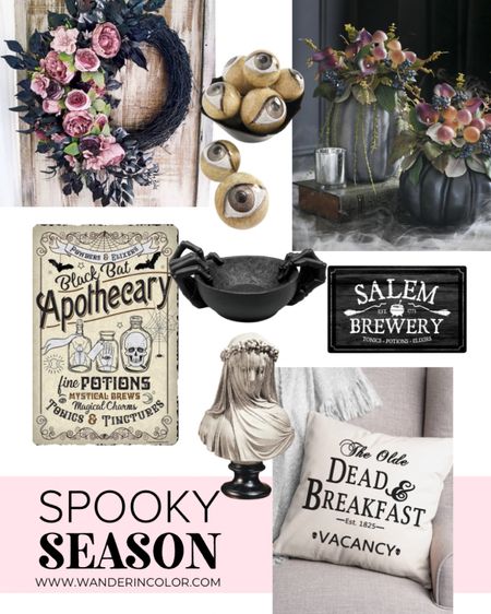 Halloween Season is almost here….check out some of my favorite spooky decor!

Romantic Halloween | Pink Halloween | Girly Halloween | Gothic Halloween Decor 


#LTKSeasonal #LTKhome #LTKunder100