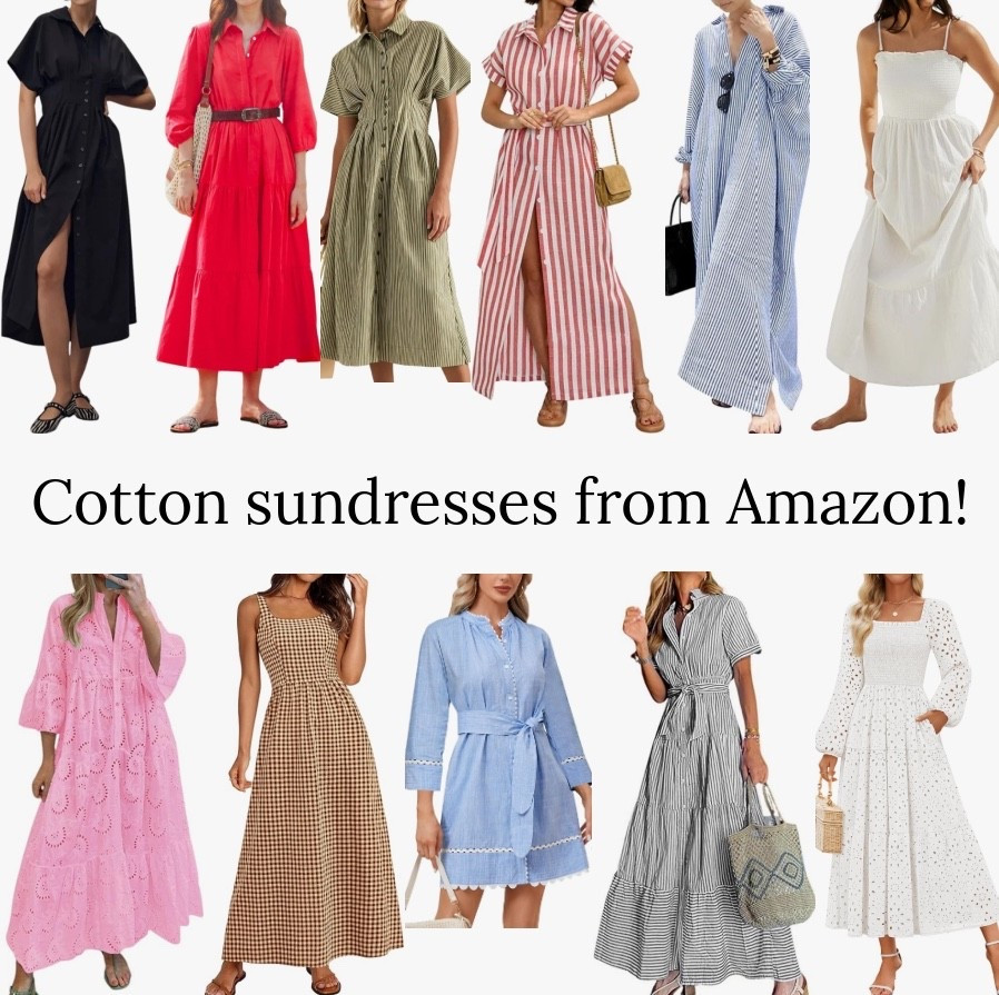 Cotton dresses from Amazon, most under $50!

Amazon finds
Sundresses 
Spring outfit 
Easter dress 
Shirt dress 

#LTKSeasonal