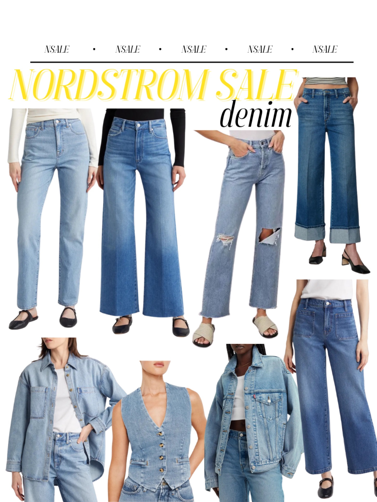 Nordstrom anniversary sale jeans! Nsale denim favorites! Fall jeans. #nsale #nordstrom @nordstrom 

#LTKFindsUnder100 #LTKxNSale #LTKSaleAlert