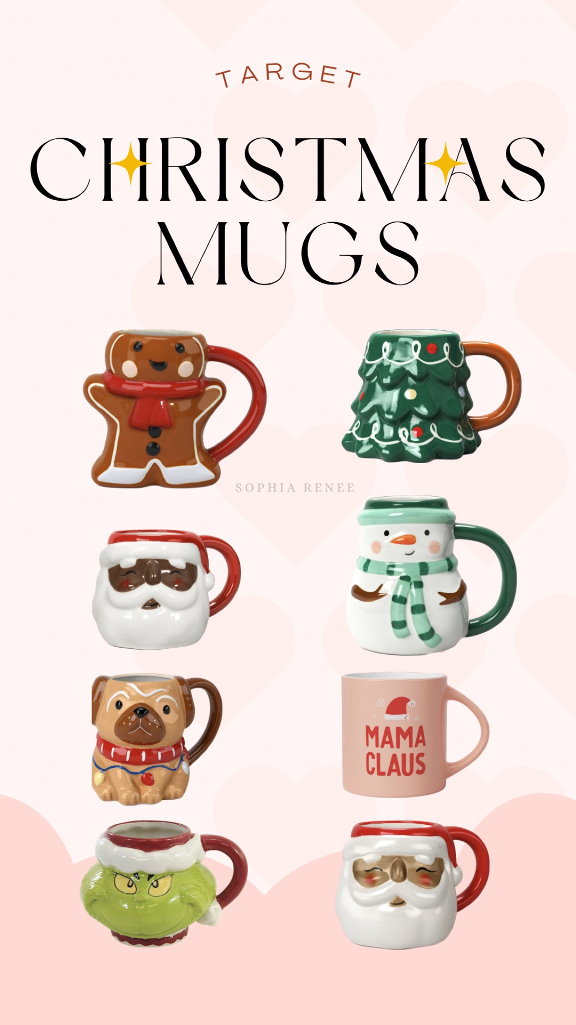 $5 Target Christmas Mugs 

#LTKsalealert #LTKHoliday #LTKSeasonal