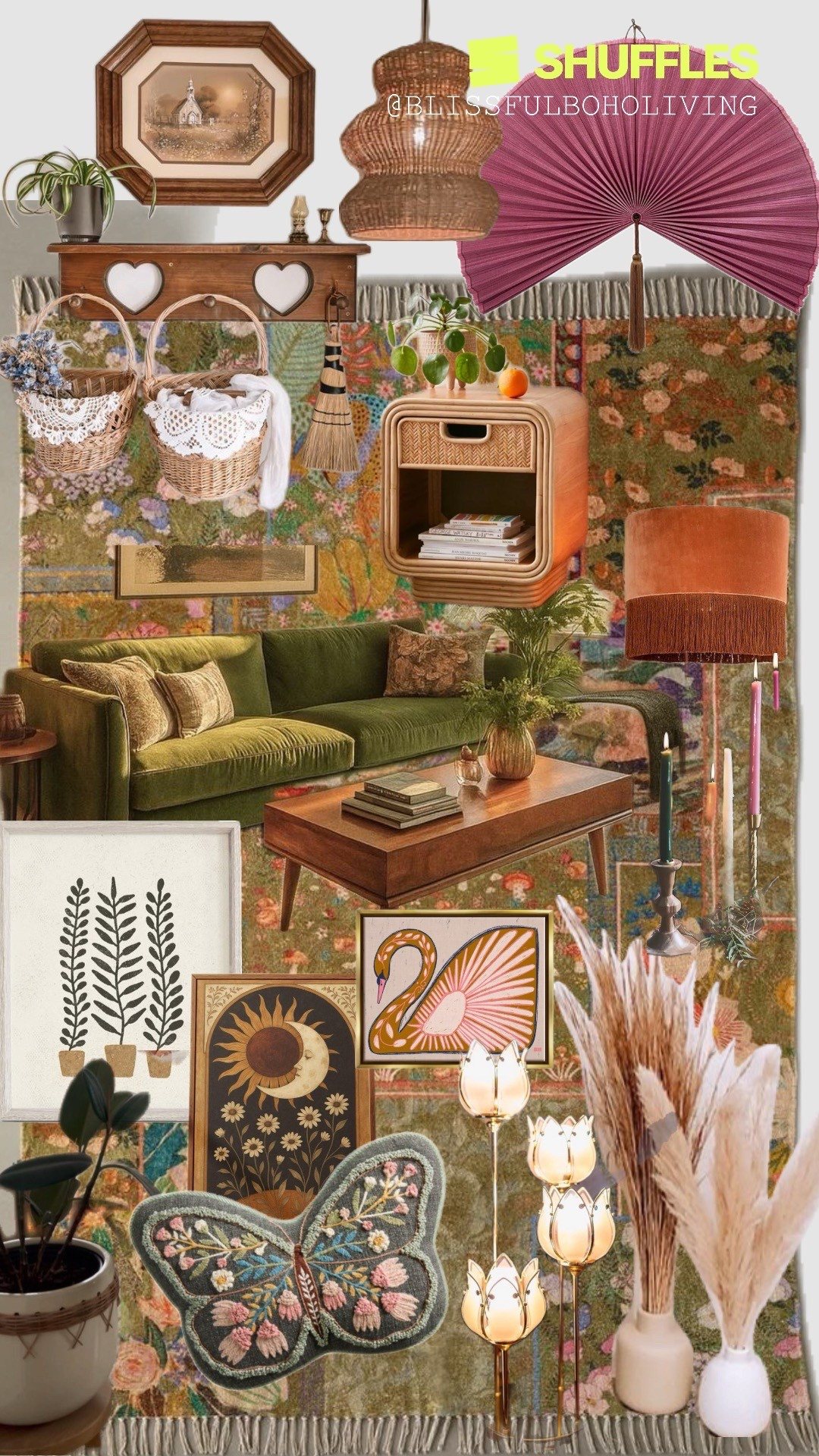 Boho Cottage Core Living Room Inspo ✨ #boho #livingroom #LTKhome 