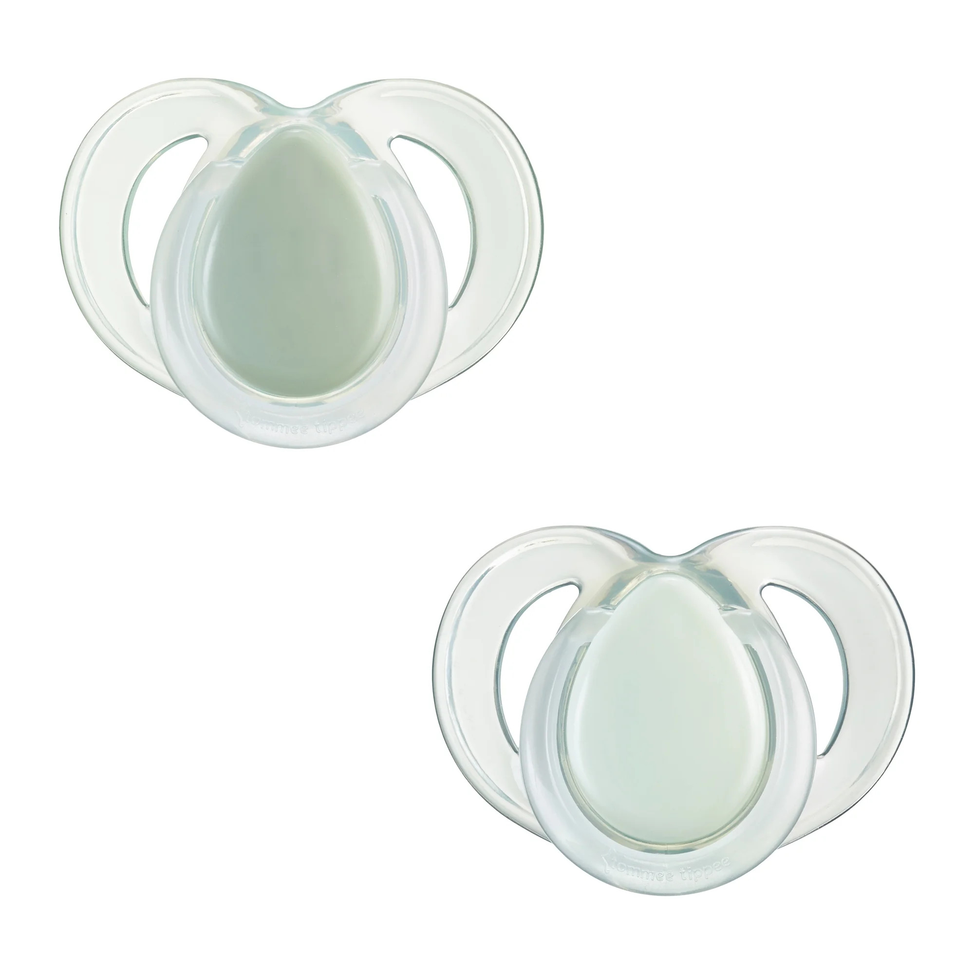 Tommee Tippee Night Time Glow in the Dark Pacifiers |  6-18m, 2 Count | Symmetrical Design, BPA-F... | Walmart (US)