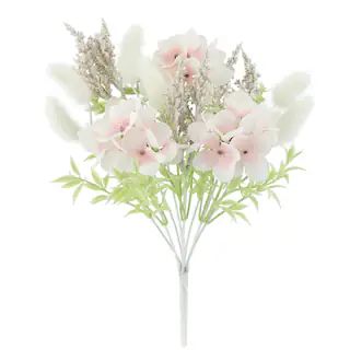 Cream & Pink Mixed Bunny Tail, Heather & Hydrangea Bush by Ashland® | Michaels Stores