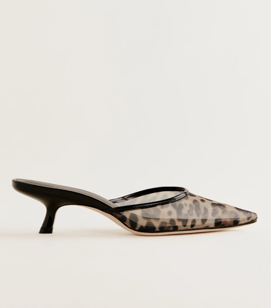 Mesh leopard sheer mule kitten heel. 🐆💕

#LTKSeasonal #LTKShoeCrush #LTKStyleTip