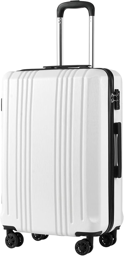 Coolife Luggage Suitcase PC+ABS with TSA Lock Spinner Carry on Hardshell Lightweight 20in 24in 28... | Amazon (US)