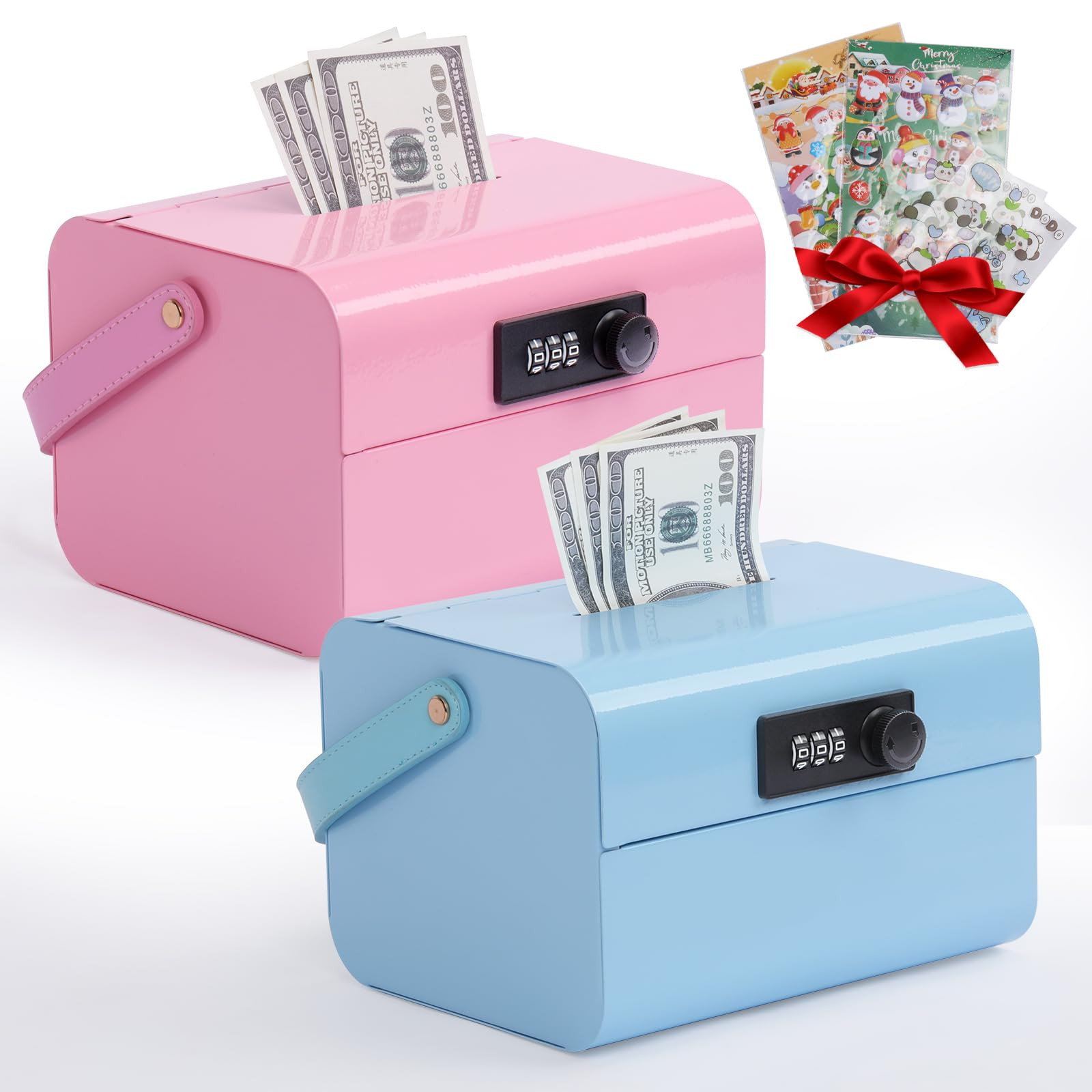 Piggy Bank for Kids Boys Girls 5-12 Years Old,Portable Kids Safe Bank with Code,Small Cash Box wi... | Amazon (US)