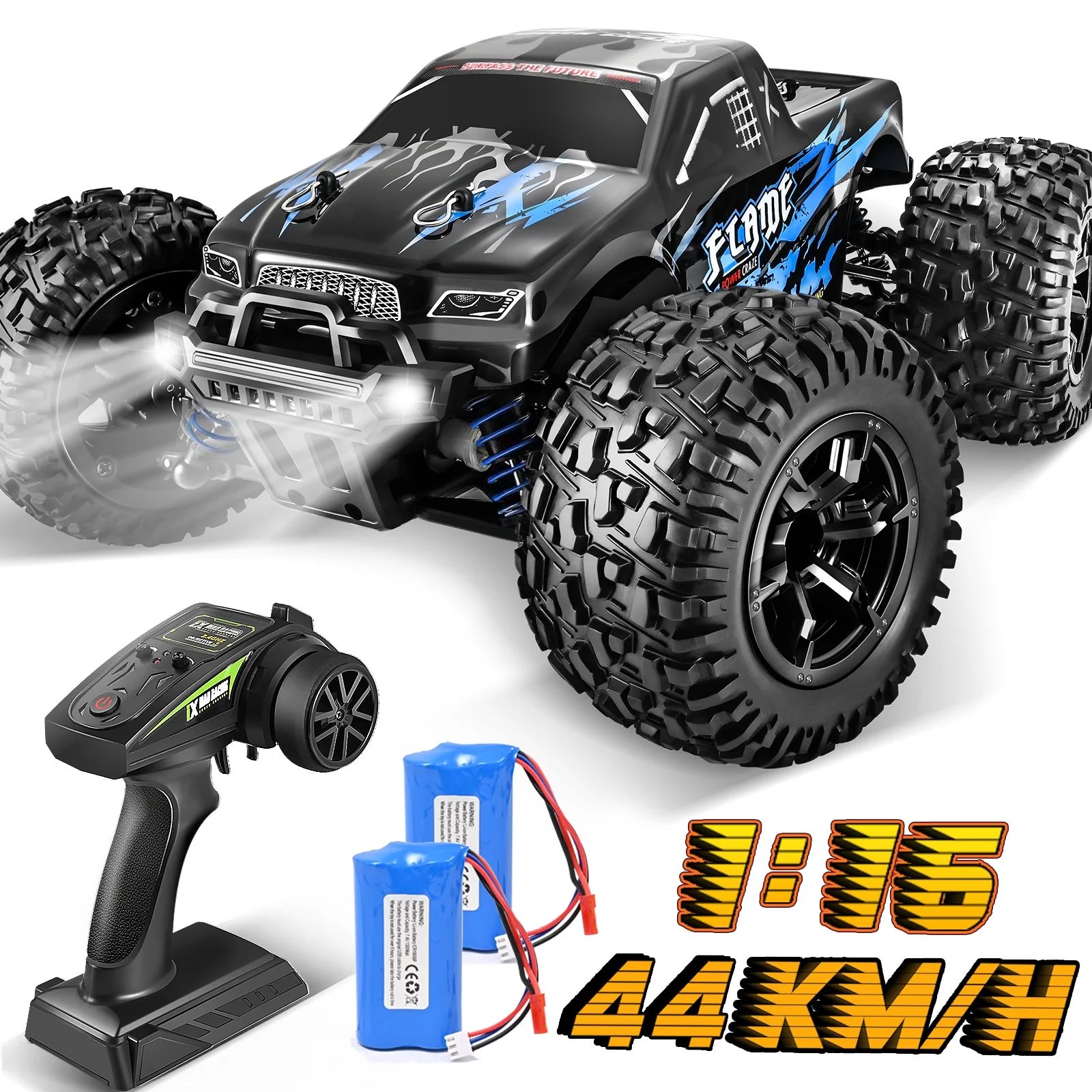 Remote Control Car - 1:16 High Speed Fast RC Cars, 44 KM/H 4WD RC Truck, RC Drift Car for Kids Ad... | Walmart (US)