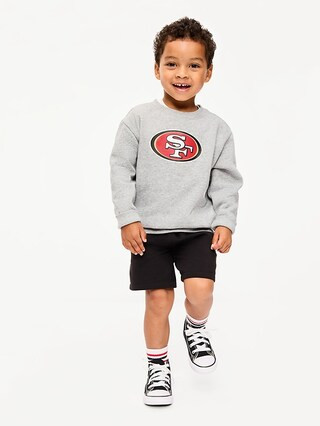San Francisco 49ers Oversized Crew-Neck Sweatshirt for Toddler Boys | Old Navy (US)