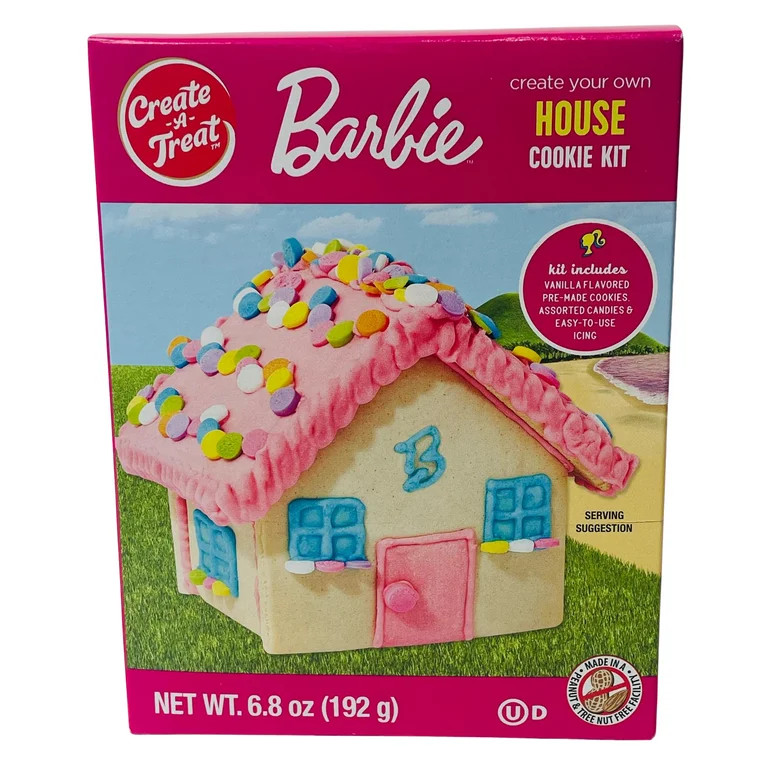 Barbie Holiday Create-A-Treat Sugar Cookie Gingerbread Kit, 6.8 oz - Walmart.com | Walmart (US)
