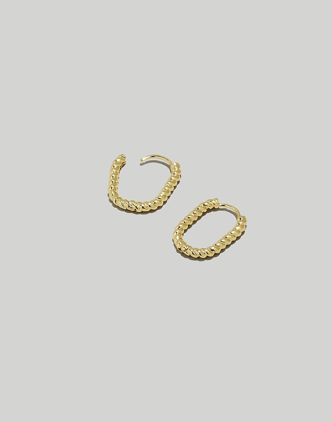Twisted Carabiner Hoop Earrings | Madewell