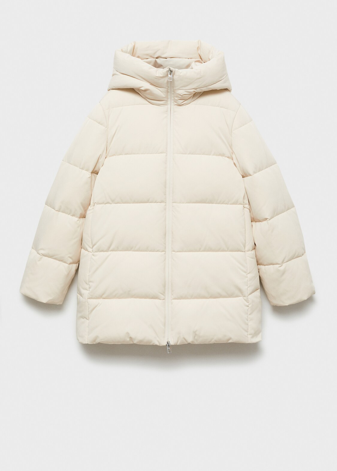 Hood quilted coat - Women | MANGO United Kingdom | MANGO (UK)
