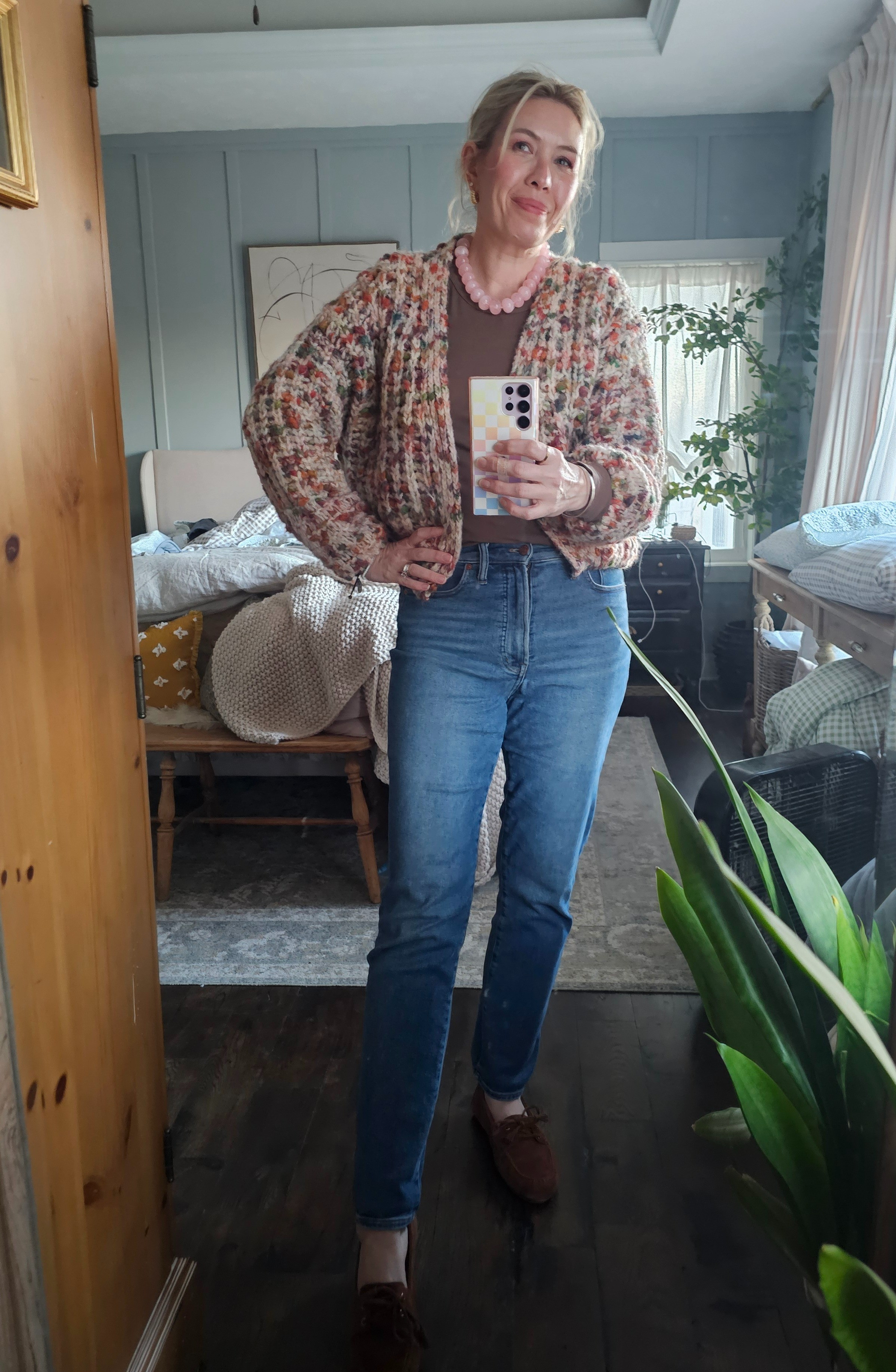 Even though it felt like spring, sweaters are still a necessity for me and this one is fabulous. 

#LTKootd #LTKSeasonal #LTKOver40