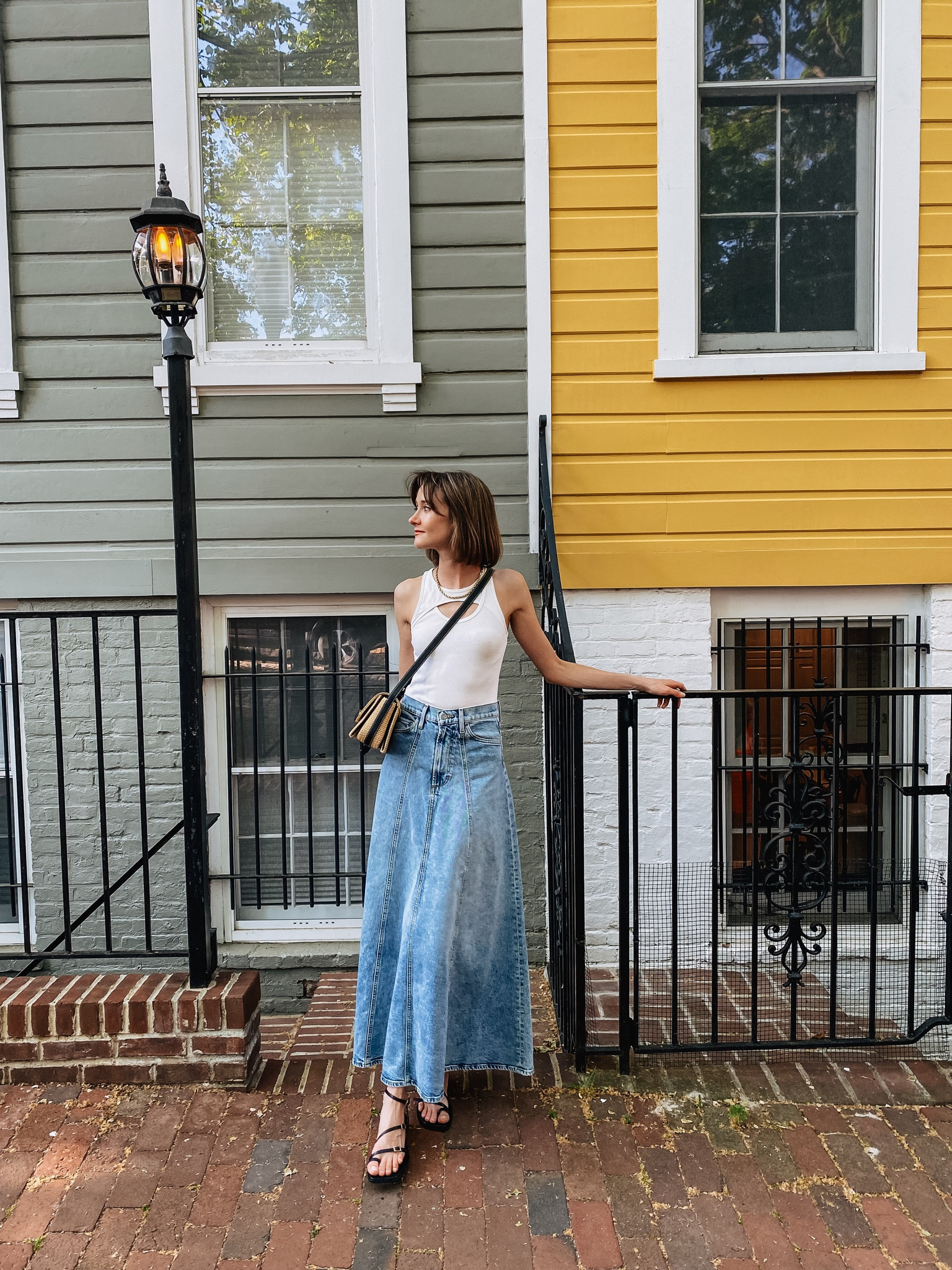 The denim skirt is so soft & comfy (& it’s 20% off right now)! 

#LTKSeasonal #LTKItBag #LTKSaleAlert