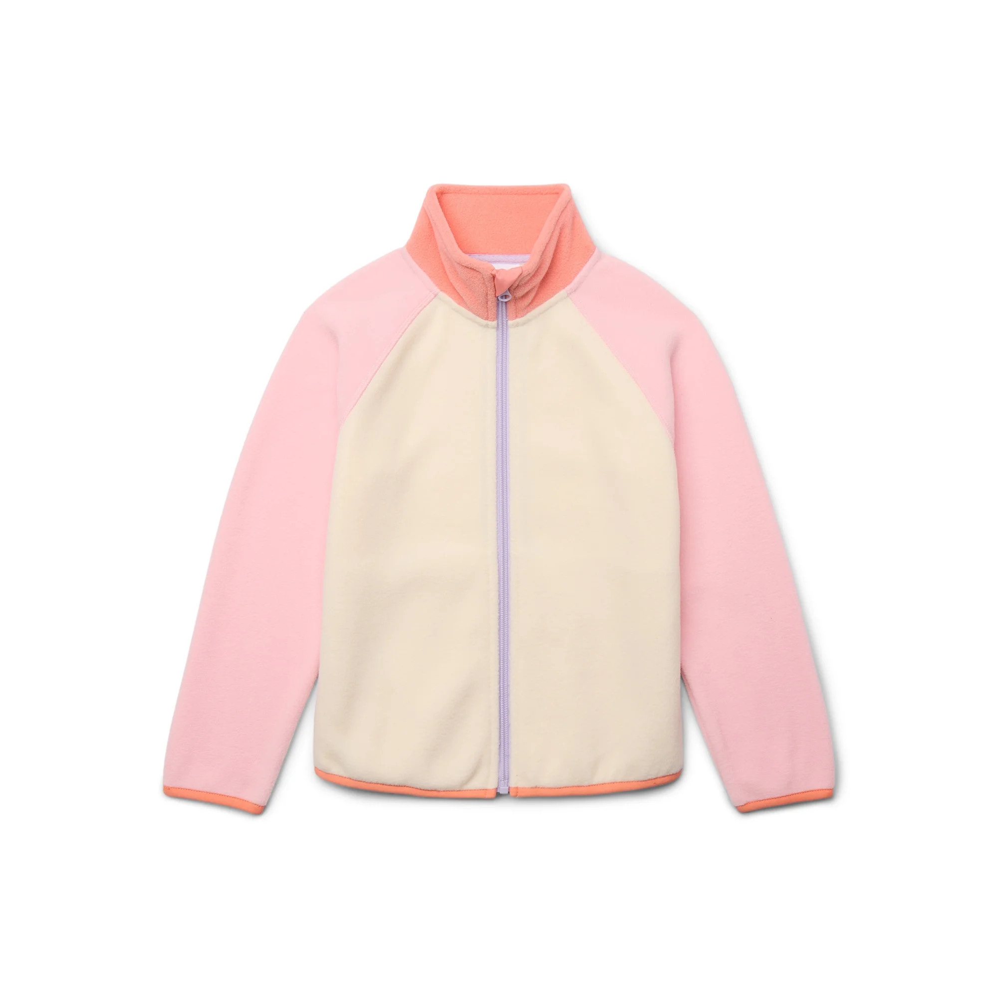 Wonder Nation Girls Microfleece Full Zip Jacket, Sizes 4-18 | Walmart (US)