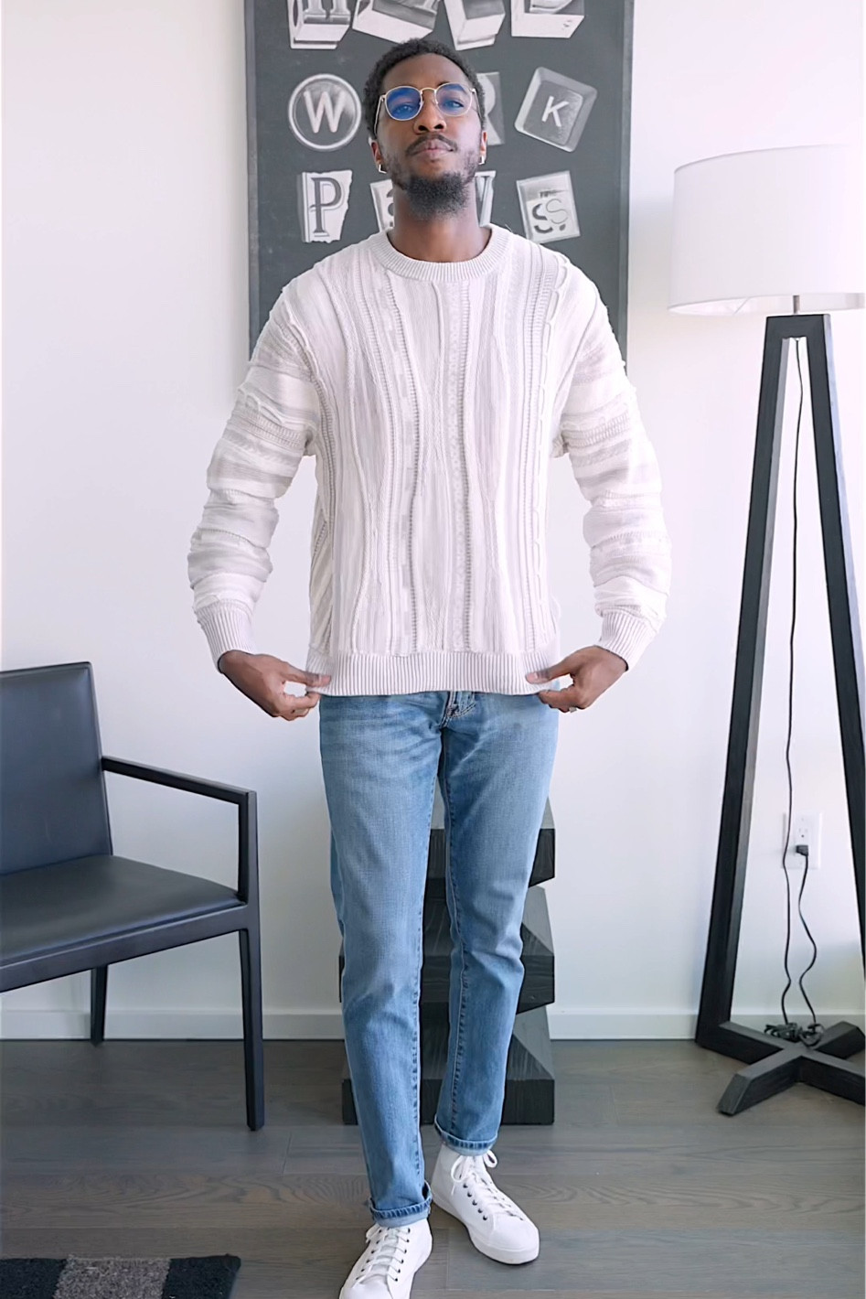 Jacquard sweater spring outfit 🔥! 

#LTKmens