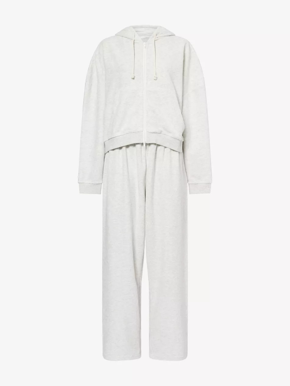 Towelling Zip-Through Cotton-Blend Tracksuit | Selfridges