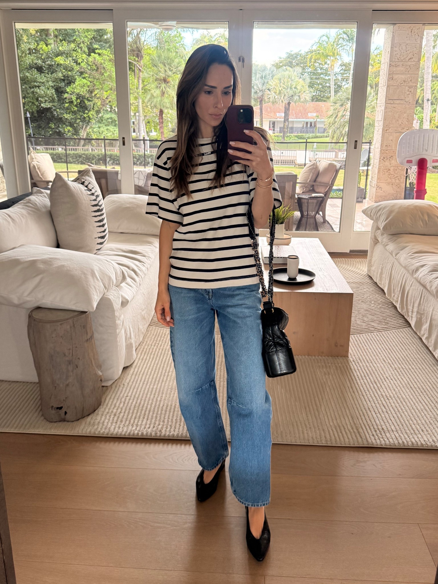 QUALITY dupe for the loro piana Rebecca flat! Effortless, easy, put together  

#LTKootd #LTKmomlife #LTKgrwm