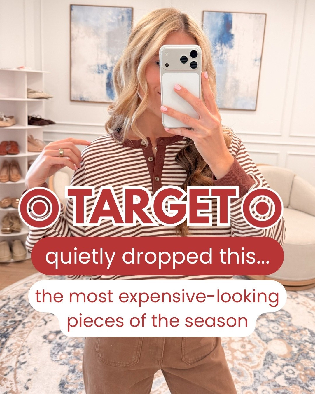 @Target  quietly dropped this… the most expensive-looking pieces of the season 👀 This striped henley alone is proof that you don’t need designer prices to look elevated this fall. Linking my favorites below!

#LTKootd #LTKSeasonal #LTKWorkwear