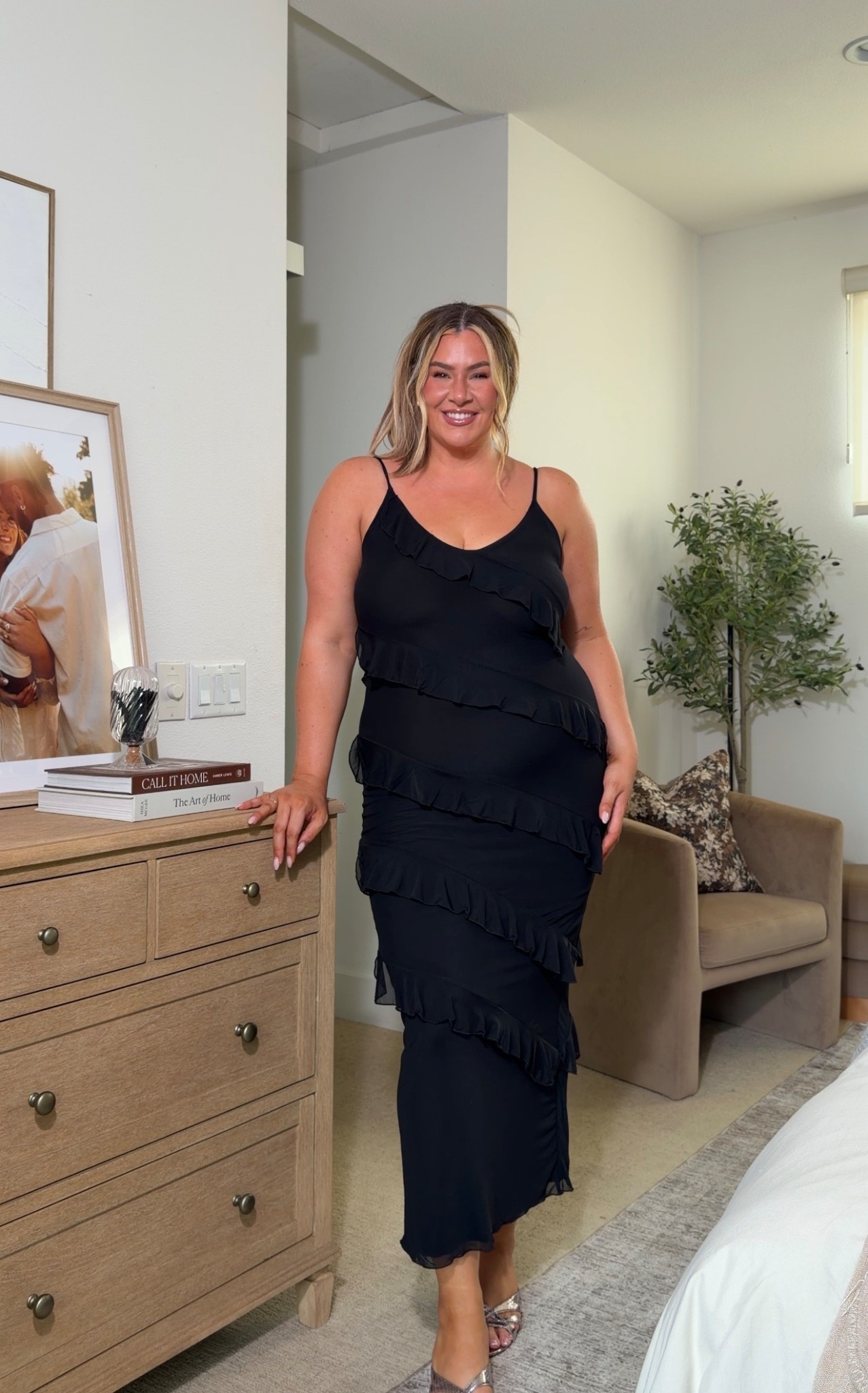 wearing a size XL in this affordable wedding guest dress :) 

#LTKMidsize #LTKWedding #LTKootd