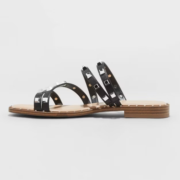 Women's Hollis Embellished Slide Sandals - A New Day™ | Target