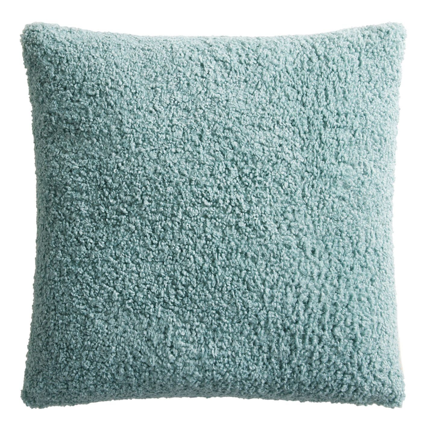 Oversized Textured Boucle Throw Pillow | World Market
