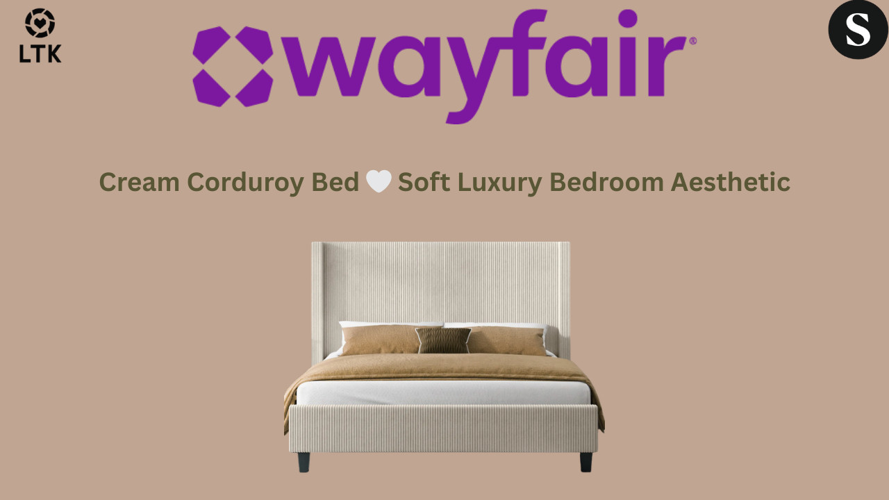 Cream Corduroy Bed 🤍 Soft Luxury Bedroom Aesthetic


Corduroy texture is having a moment and this cream upholstered bed proves why. The plush fabric and neutral color make it the perfect statement piece for a calm, cozy bedroom aesthetic.
Find this stunning bed inside my ShopMy and LTK.



ShopMy:
https://shopmy.us/shop/collections/4308115


LTK:


Cream corduroy upholstered bed frame featuring soft textured fabric and a cozy luxury design perfect for modern bedrooms.

#CorduroyBed #CreamBedroom #NeutralHomeDecor #LuxuryBedroom #BedroomGoals #WayfairBedroom #LTKStyle #HomeDecorInspo #ShopMyStyle #ModernBedroom

cream corduroy bed frame, corduroy upholstered bed, textured upholstered bed, neutral bedroom furniture, luxury bedroom decor, cozy bedroom aesthetic 

 #LTKSpringSale #LTKOver40 #LTKHome