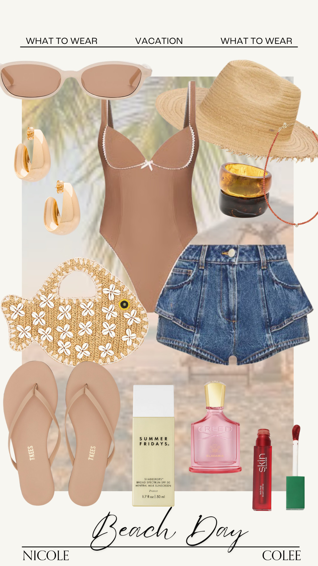 Vacation outfits should feel effortless — but still intentional.

This is my What to Wear: Vacation Edition, styled for real moments you actually have on your trip.

From beach days and poolside lounging to brunch with friends, date nights, and glam resort dinners — every look here is about versatility, confidence, and pieces that work harder than your itinerary.

Save this for outfit planning, screenshot your favorite, and let getting dressed on vacation be the easy part 🤍

#WhatToWearSeries #VacationStyle #ResortWear #EffortlessChic #NicoleColeeStyle 

 

#LTKdayinmylife #LTKootd #LTKTravel