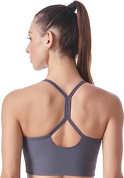 Sunzel Cropped Tank Tops for Women Without Pad Camisole Sports Bra for Yoga Workout | Amazon (US)