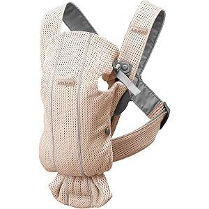BABYBJÖRN Baby Carrier Mini, 3D Mesh, Pearly Pink | Amazon (US)