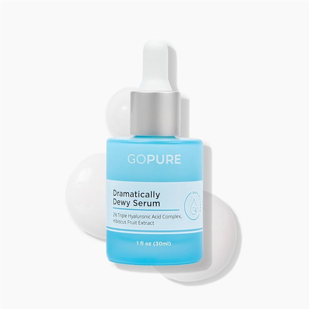 goPure Hyaluronic Acid Dramatically Dewy Serum - Hyaluronic Acid Serum for Face in a Nourishing F... | Amazon (US)