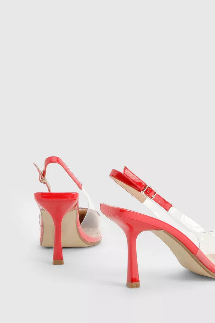 Heart Toe Cap Pointed Court Shoes | Boohoo.com (UK & IE)