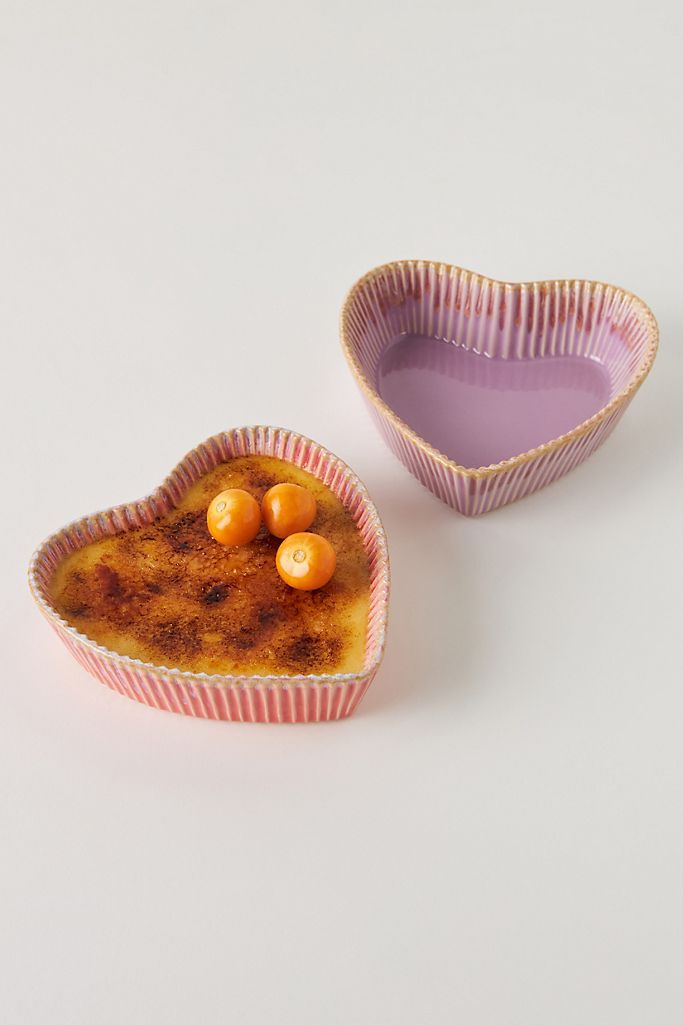 Valentine Heart Ramekins, Set of 2 | Anthropologie (US)