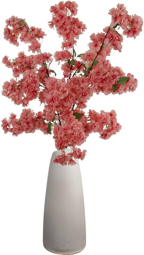 Larskilk Pink Cherry Blossom Flowers, Three 30 Inch Blossom Branches, Wedding, Party, Event, Spri... | Amazon (US)