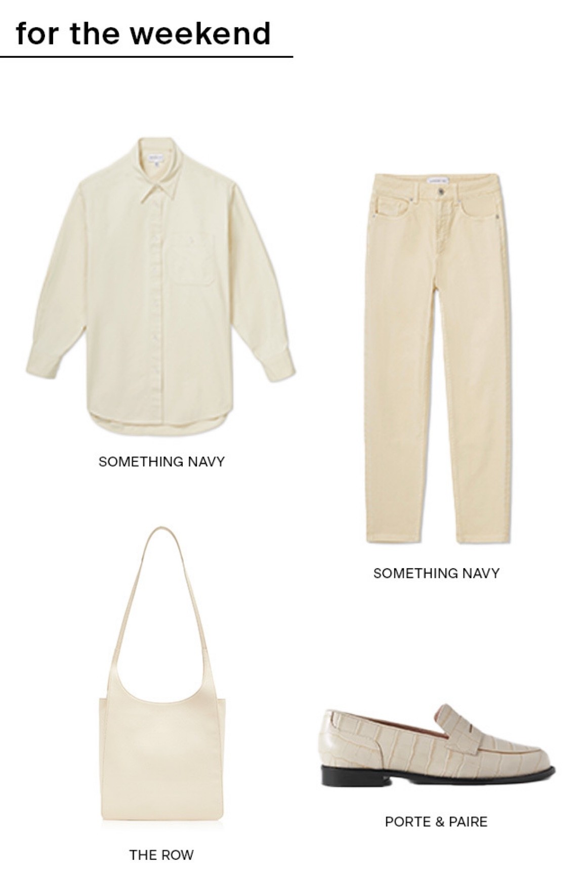 Monochrome Moment: For the Weekend

#LTKshoecrush #LTKstyletip #LTKSeasonal