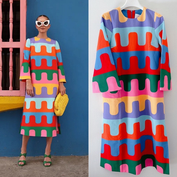 Tuckernuck x Atlantic-Pacific Del Mar Disco Hutton Dress NWT size Large | Poshmark