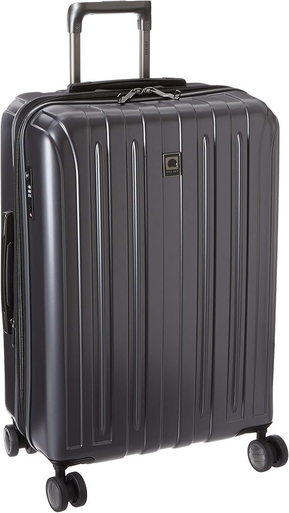 DELSEY Paris Titanium Hardside Expandable Luggage with Spinner Wheels, Graphite, Checked-Medium 2... | Amazon (US)
