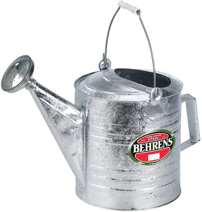 Behrens 208 2-Gallon Steel Watering Can, Silver | Amazon (US)