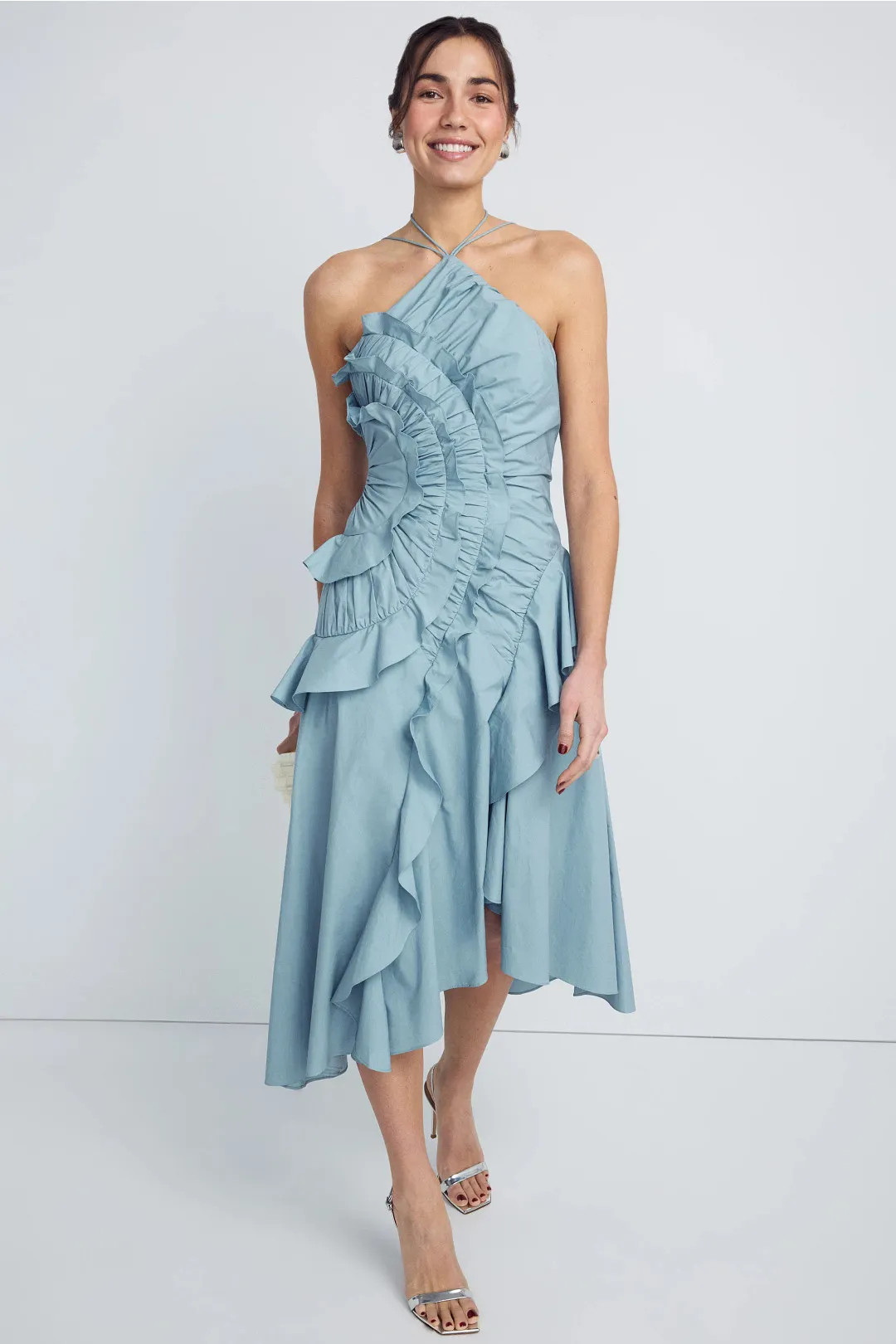 Ottavia Ruffle Dress | Rent the Runway
