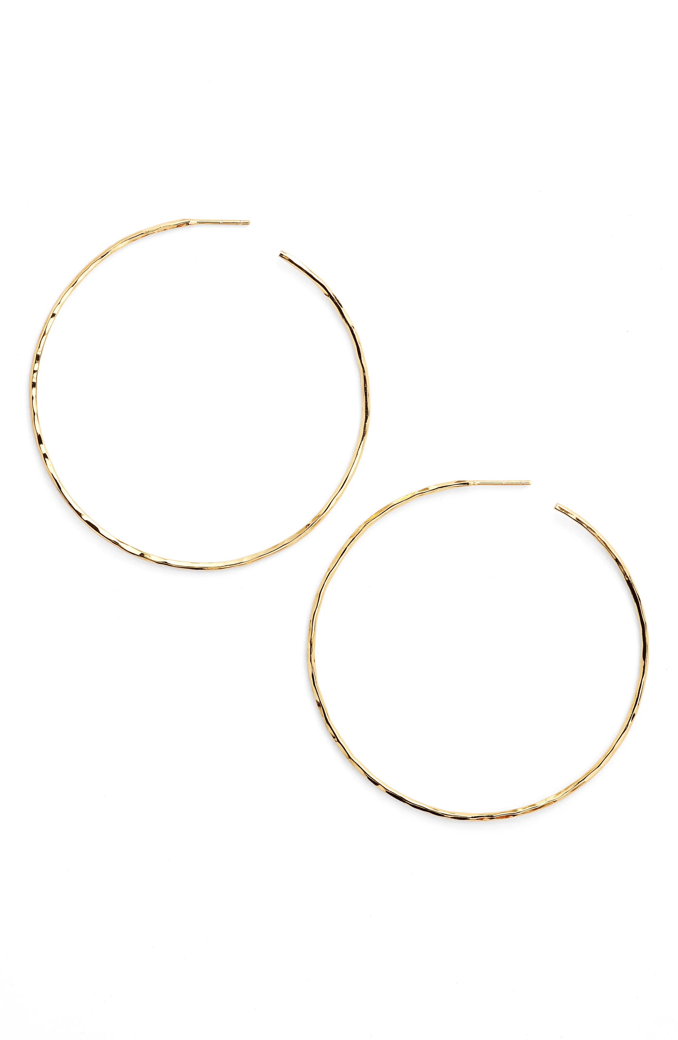 Hammered Hoop Earrings | Nordstrom