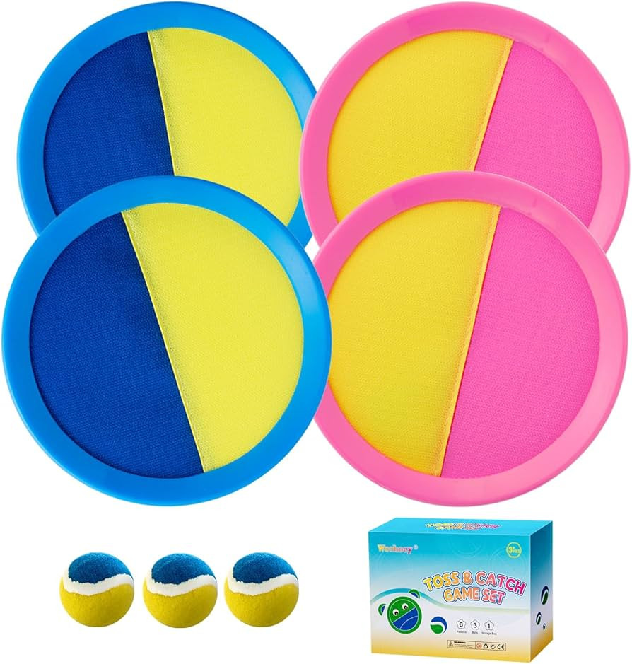 Toss and Catch Ball Game Set for Kids Ages 4-8 – Outdoor Summer Toys for Backyard, Beach, Lawn ... | Amazon (US)
