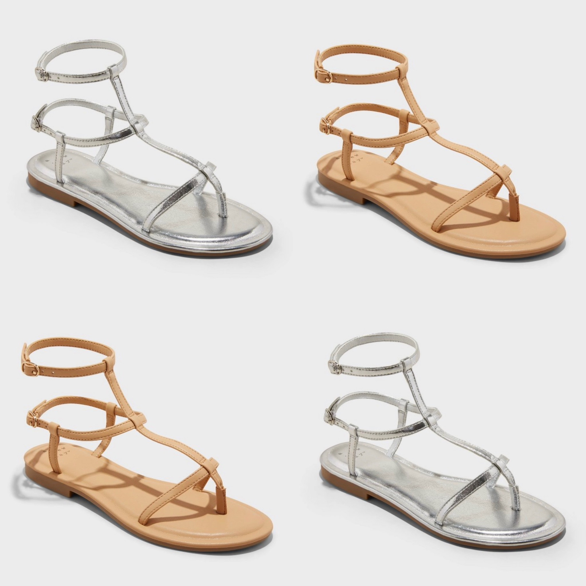 Love how simple and chic these gladiator style sandals are! Only $30.

#LTKfindsunder50 #LTKxTarget #LTKstyletip